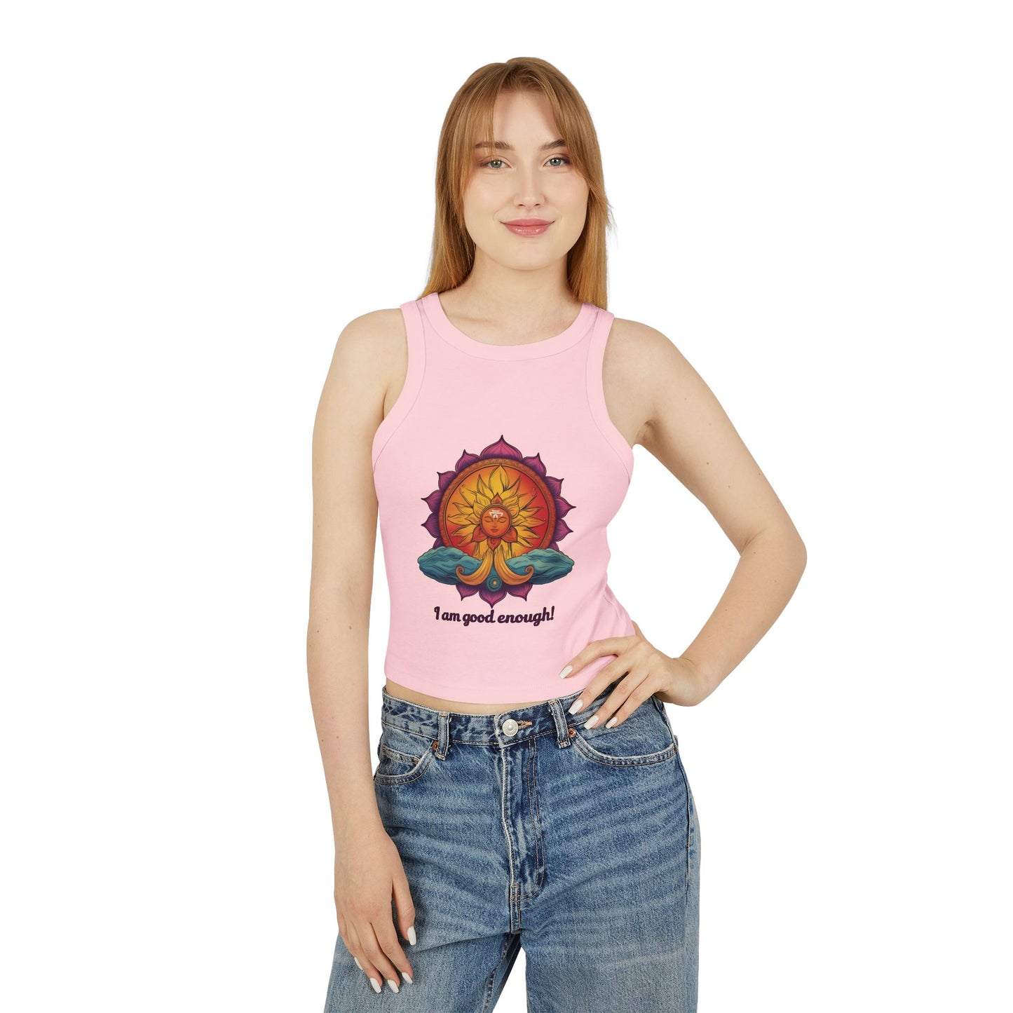 I Am Good Enough Women's Racer Tank