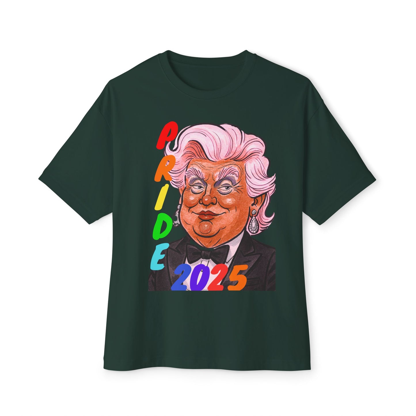Pride 2025 Queen Donna Boxy Tee, Unisex
