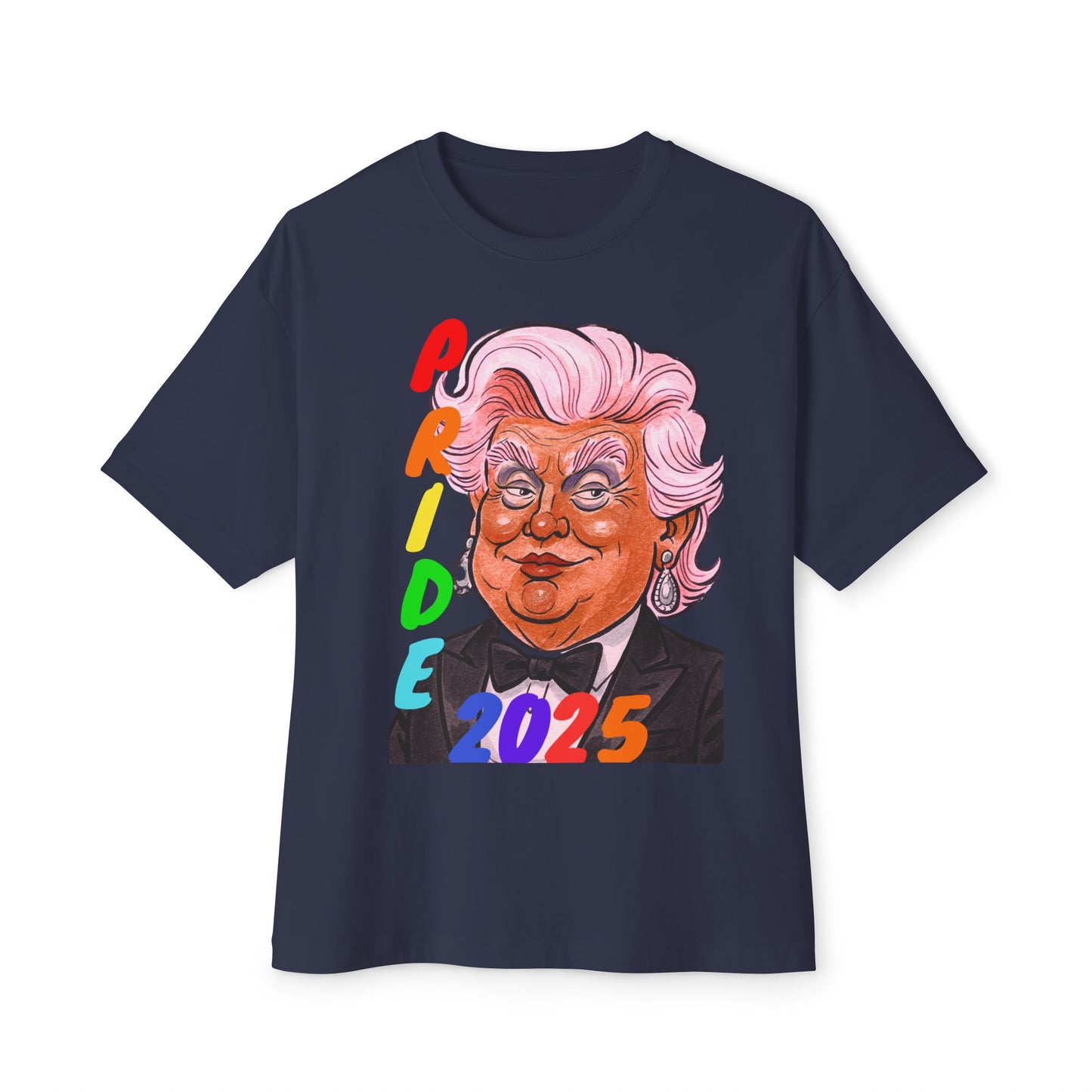 Pride 2025 Queen Donna Boxy Tee, Unisex