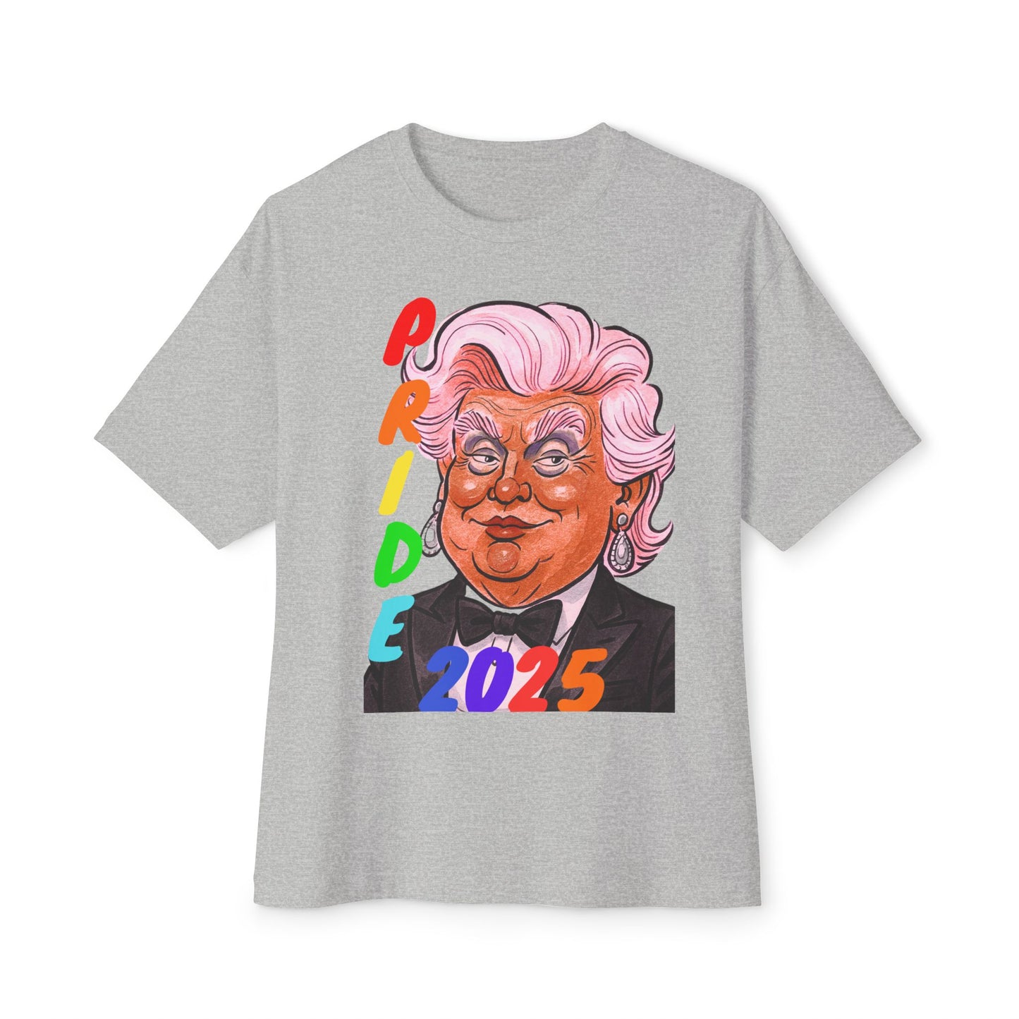 Pride 2025 Queen Donna Boxy Tee, Unisex
