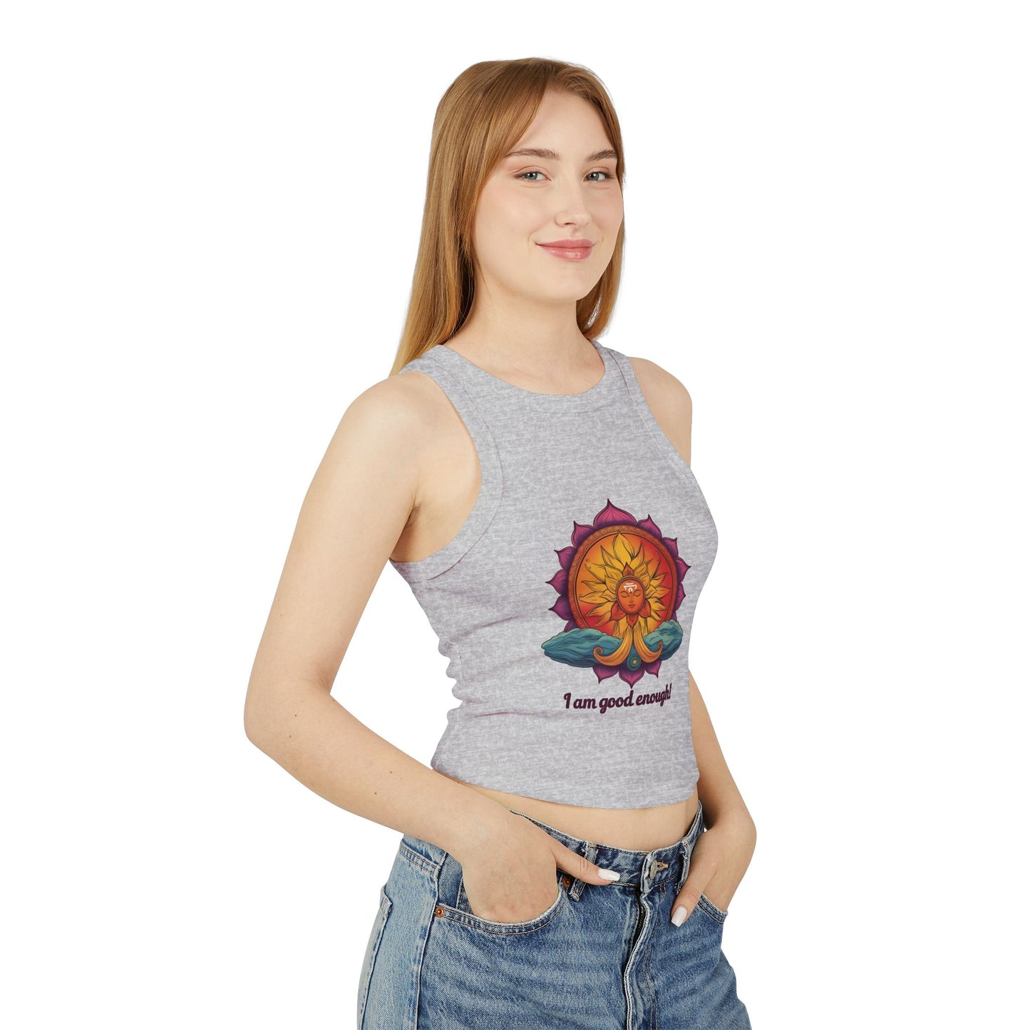 I Am Good Enough Women's Racer Tank