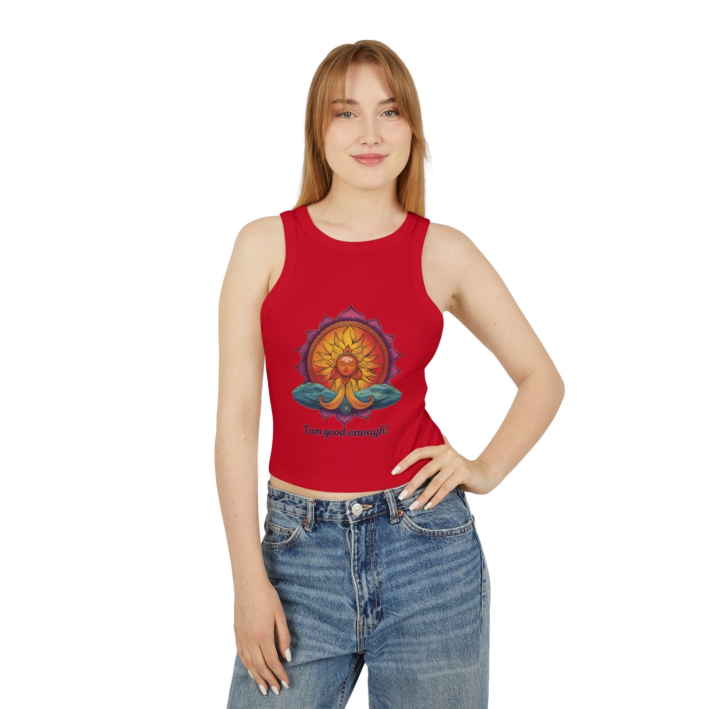 I Am Good Enough Women's Racer Tank