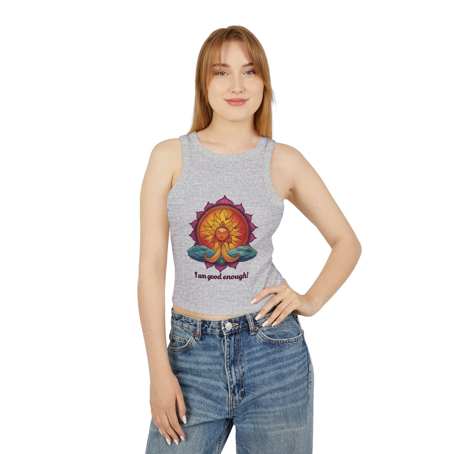 I Am Good Enough Women's Racer Tank