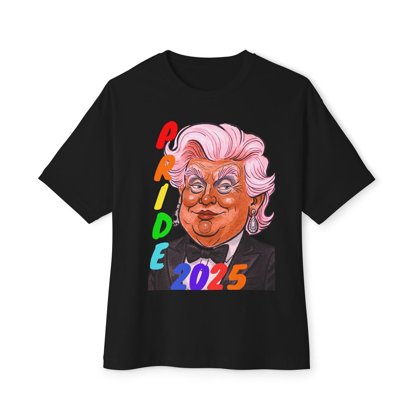 Pride 2025 Queen Donna Boxy Tee, Unisex
