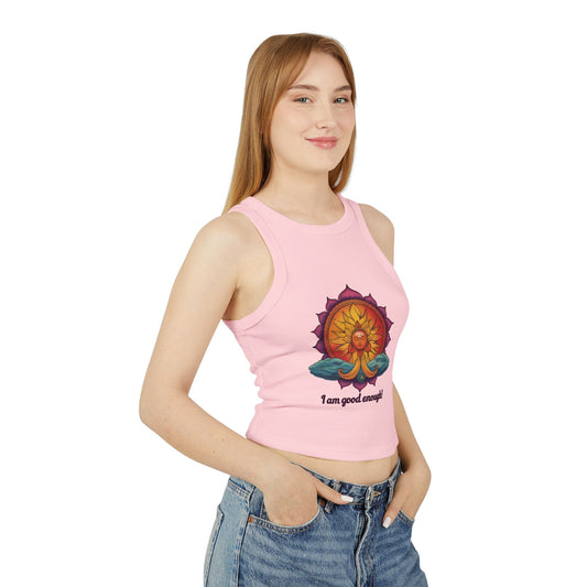 I Am Good Enough Women's Racer Tank